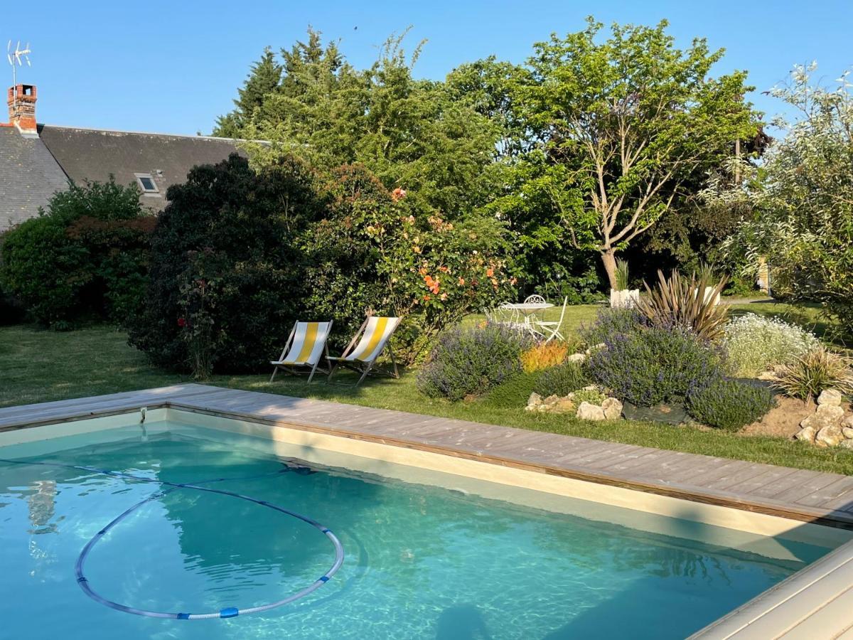 Villebernier Chambres D Hotes Avec Piscine Et Spa La Foliere Saumur מראה חיצוני תמונה