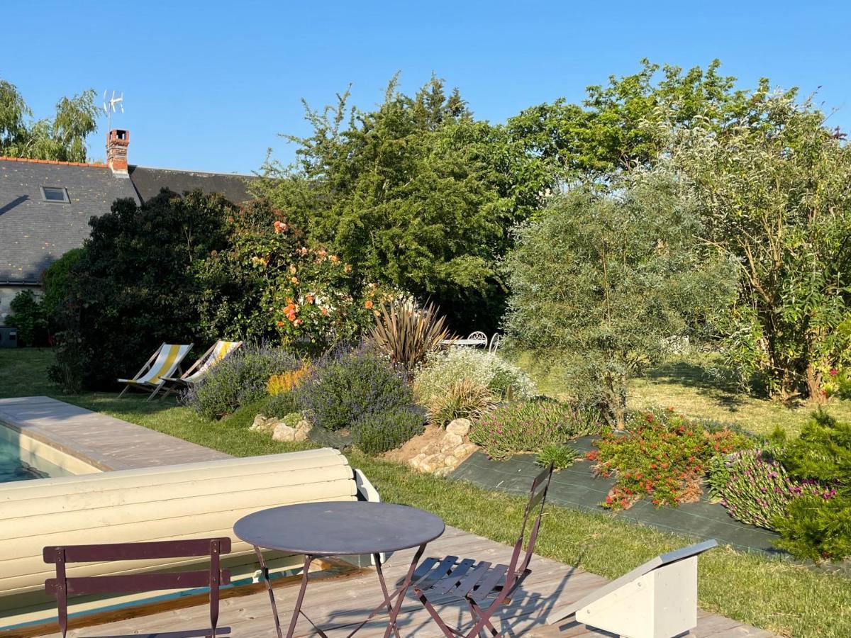Villebernier Chambres D Hotes Avec Piscine Et Spa La Foliere Saumur מראה חיצוני תמונה