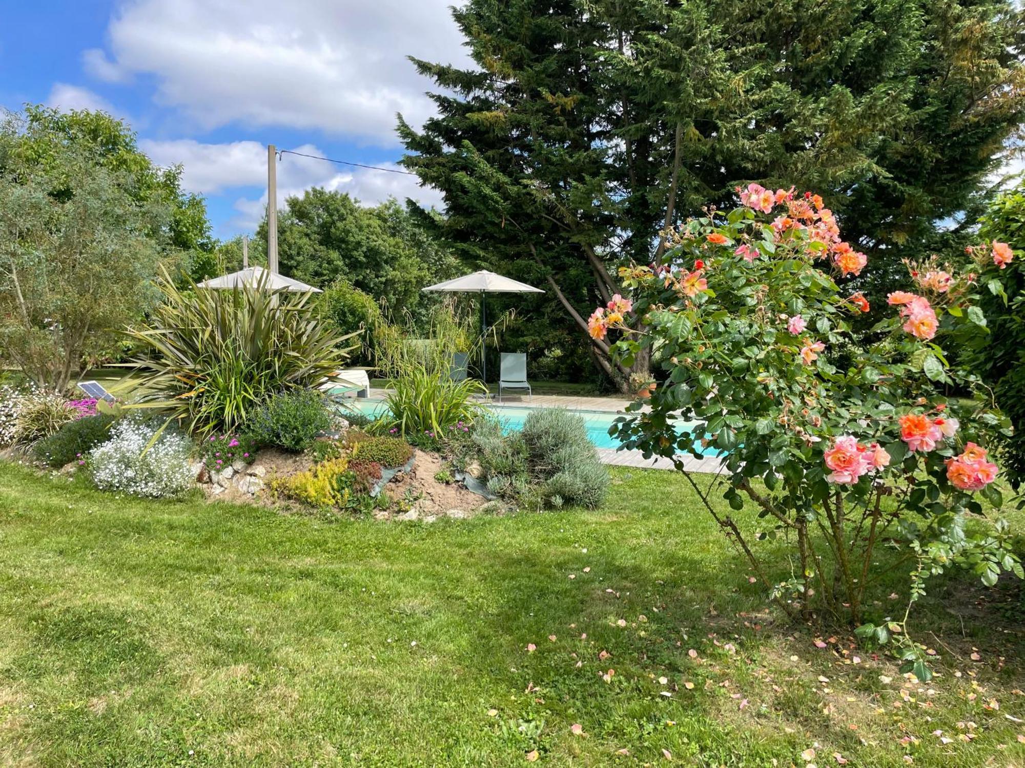 Villebernier Chambres D Hotes Avec Piscine Et Spa La Foliere Saumur מראה חיצוני תמונה