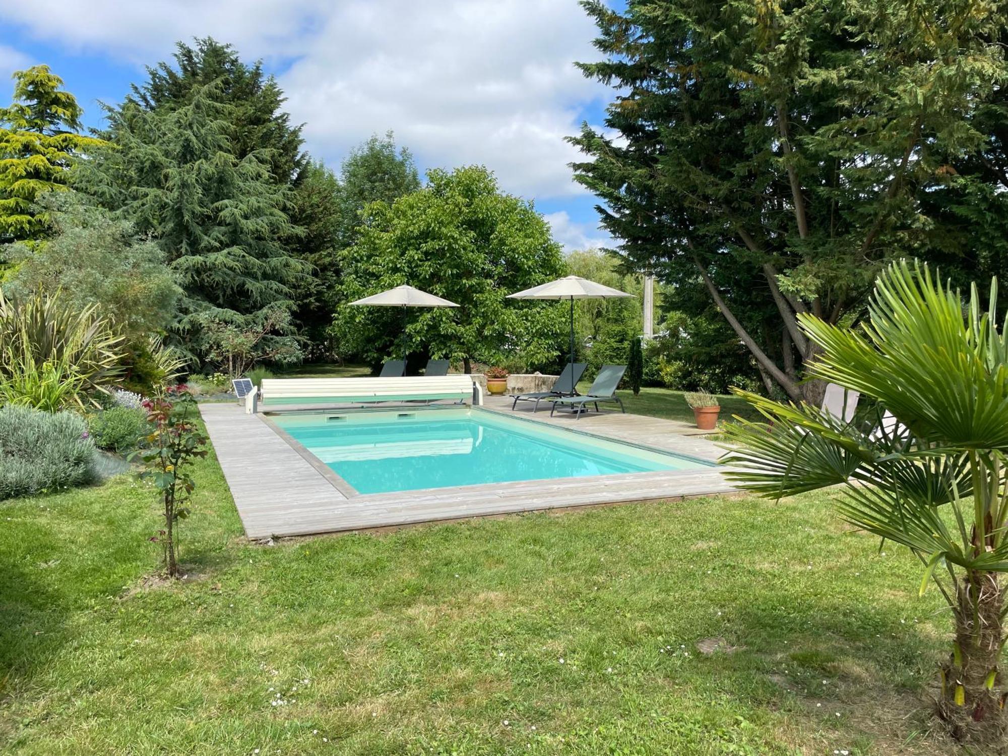 Villebernier Chambres D Hotes Avec Piscine Et Spa La Foliere Saumur מראה חיצוני תמונה